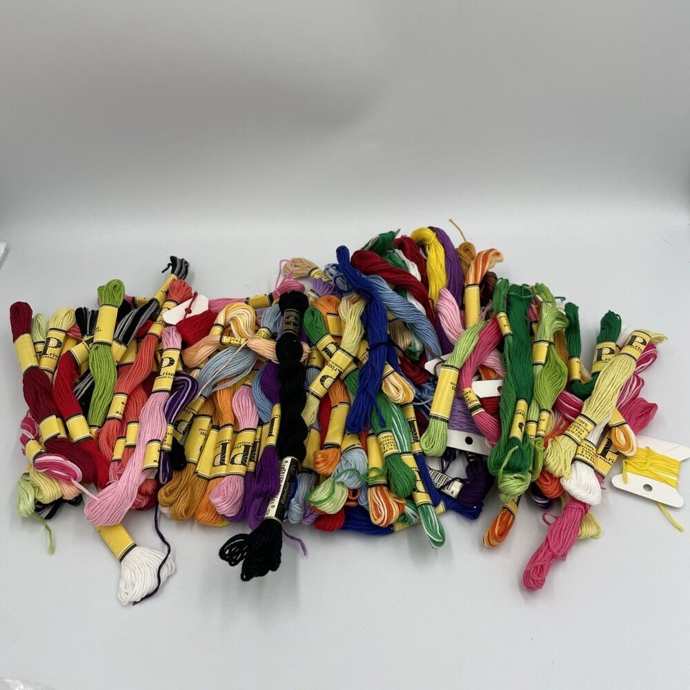 Prism Craft Thread Various Colors Tye-dye Large Lot  Cross Stitch Embroidery DMC
